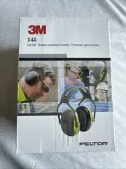 3M Over the Head Black Foam Cushion Earmuffs 27 NRR Rating Adjustable Headband83