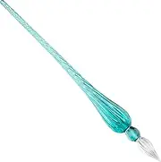 Herbin Round Glass Pen with Gift Box - Turquoise