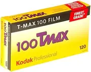 Kodak Professional T-Max 100 Black and White Negative Film (120 Roll Film, 5-Pack) - 8572273