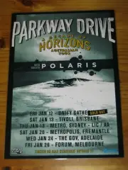 PARKWAY DRIVE - 2018 DECADE OF HORIZONS Australia Tour Poster Laminated Official