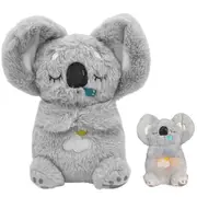Kawaii Plush Doll Kids Sleeping Companion Soothing Sound and Light Toy