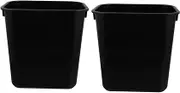 Hohopeti 2pcs Plastic Flower Bucket Versatile Waste Bin for Home Flower Shop Capacity Wastebasket with Open Design Slip Bottom for Organizing and Storage
