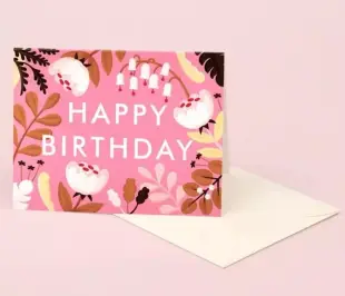 【 Clap Clap 】FOREST WILDFLOWERS BIRTHDAY CARD 生日卡 #GB15