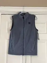 NWT Under Armour Storm Youth Boy's Sherpa Fleece Vest Gray Youth Large