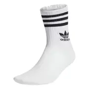 Adidas Unisex Mid Cut Crew Sock 3-Pack - White
