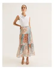 [REVIEW] Florentine Skirt in Multi