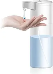 PolyGens 500ml Rechargeable Automatic Alcohol Gel Sanitizer Dispenser,Smart Power Management,Touchless Liquid Sanitizer Dispenser,5-Level Adjustment Hands Free Gel Sanitizer Dispenser