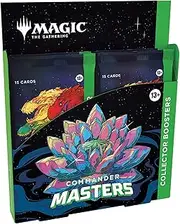 Magic the Gathering Commander Masters Collector Boosters Card Game (4 Boosters Per Display)