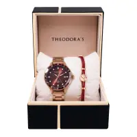 在飛比找蝦皮商城優惠-【THEODORA'S】手錶手鍊1+1禮盒-女款 Aeon-