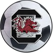 FANMATS NCAA University of South Carolina Gamecocks Nylon Face Soccer Ball Rug