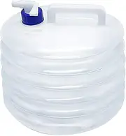 FOVNOT Collapsible Water Container, 5L 10L 15L Portable Folding Water Carrier with Tap, BPA Free Water Carrier Tanks - Water Storage for Camping, Hiking, Climbing, Outdoor, Fishing, Travel