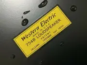 WESTERN ELECTRIC 754B SPEAKER LOGO WATER SLIDE DECAL WATER DECAL STICKER