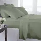 1200 Thread Count TC 100% Egyptian Cotton DUVET Set FULL / QUEEN Sage Solid