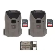Wildgame Innovations Wraith 2.0 Trail Camera 2 Pack with 2 x Memory Card Bundle