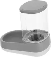 GANAZONO Automatic Pet Feeder Water Dispenser for Dogs and Cats Capacity and Water Bowls Portion Control Quiet Operation Safe Food Grade Materials Grey