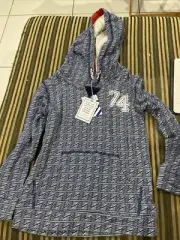 Pumpkin Patch Inca Trail Blue Depths Hoodie sz6 BNWT free post D71