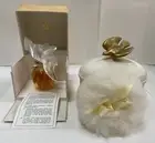 Vtg Nina Ricci L' Air du Temps Lalique Double Dove Sealed 1 oun Perfume & Powder