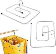 Laundry Rack Spiral Hanger for Sheets Dryer Hanger 2PCS Stainless Steel Spiral Drying Hanger Foldable Square Blanket Quilt Drying Racks Space Saving