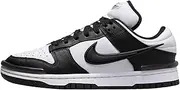 [Nike] Women's Dunk Low Twist Trainers, Black/White, 10 US