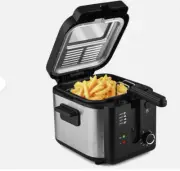 Pukomc Electric Deep Fryer with Basket,Adjustable Temperature Frying Pot for ...