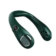 Rechargeable Portable Leafless Neck Fan Cooler Dual Effect Cooling USB
