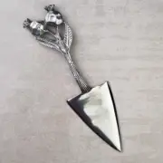 Pomegranate Pie or Cake Server Wedding Pie Cutter Spatula Utensil Silver Finish