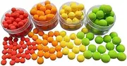 BESPORTBLE Fishing Beads Fishing Baits Soft Fishing Lure Ball Fishing Feeder Fishing Lures Fishing Lure Float Balls Smell Beads Carp Fishing Bait Fishing Floating Smell Ball Orange
