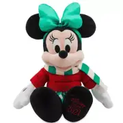 Minnie Mouse Christmas Holiday Plush 2021 New with Tags DISNEY 14”H