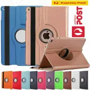 360 Rotate Smart Leather Case Cover For Apple iPad 10 9 8 7 6 / Air / Mini / Pro