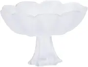 LABRIMP Lotus Stem Cup Glass Tea Cup Dessert Bowls Footed Dessert Cups Trifle Bowl Sundae Cups Cocktail Glass Trifle Dish Crystal Glasses Heat-Resistant Tea Cup Vintage White