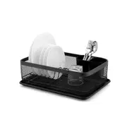 Classica Nero Mesh Dish Rack Rust Resistant Home Organiser 41x29.5cm Black