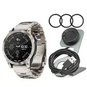 Garmin D2 Mach 1 Aviator Smartwatch (Vented Titanium Band) Bundle