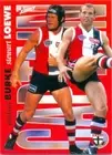1996 AFL Select Series 2 Common Card 372/400 Nathan Burke/Stewart Lowe -St Kilda
