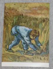 Vintage Postcard: The Reaper - Vincent van Gogh - De Maaier. St. Remy