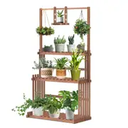 Fin Super Sturdy Hanging Plant Stand 3Tier Ladder Flower Pots Display Organizer Rack
