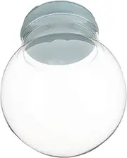 Empty Glass for Indoor Snow Globe DIY Supplies Snow Globes Containers DIY Snowglobe Kit Snowglobe Kit Crystal Ball Prop Rubber Transparent