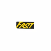 Fasthouse 3290-0402-00 Script Sticker - Black