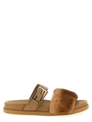 [Fendi] Fendi-Fendi Feel Sandali Marrone-Donna 36