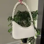 MMS Chain Handle Asymmetric Shoulder Bag NWT Y2K