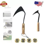 Lightweight & Durable Mini Homi Hoe with Unique Design - Korean Blacksmith Made