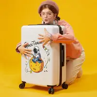 在飛比找樂天市場購物網優惠-兒童夏令營行李箱拉桿箱年新款男孩可登機小孩子旅行拖箱可坐