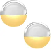 Dream Lighting 12v LED Interior Exterior Step Stairway Lights Warm White Waterproof Deck Courtesy Lamp for RV Caravan Motorhome Camper Trailer Automotive Boat Marine Pack of 2