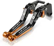 Adjustable Brake Clutch Levers Clutch Lever Brake Lever Set Adjustable Folding Handle Levers Motorcycle Accessories for YA&MA&HA MT-07/MT07/FZ-07 2014-2021 CNC(Y1)