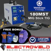 WELDCLASS Weldforce 180MST Welder + Helmet + Gloves + Wire + Torch180A WF-06128