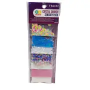 Go Create Crystal Crunch Sensory 7 Pack Great For Sensory Activities & Crafts 3+