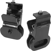 RecDec 2 Pack Selfie Light Clip Mount Holder with 1/4 Screw Connector Attachment Clamp Stand for Monitor Camera Screen LCD Display Top Fill Light Flash Webcam Phone Tripod Tablet Video