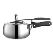 New Vinod Europa Stainless Steel Inner Lid Pressure Cooker, 3 Liter- Free Post