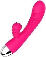 Powerful Silent Waterproof 10 Modes Powerful Bullet Stick Portable Soft Silicone Ball Personal Bullet Massage Stick for Women Pleasure, Bring Pleasure for Women, Powerful Mini Stick, Muscle Foot Massage Tool rojo