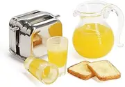 Odoria 1/12 Scale Dolls House Miniature Juice Pitcher and Toaster Dollhouse Kitchen Accessories