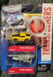 MICRO MACHINES #001 BUMBLEBEE & MEGATRON TRANSFORMERS